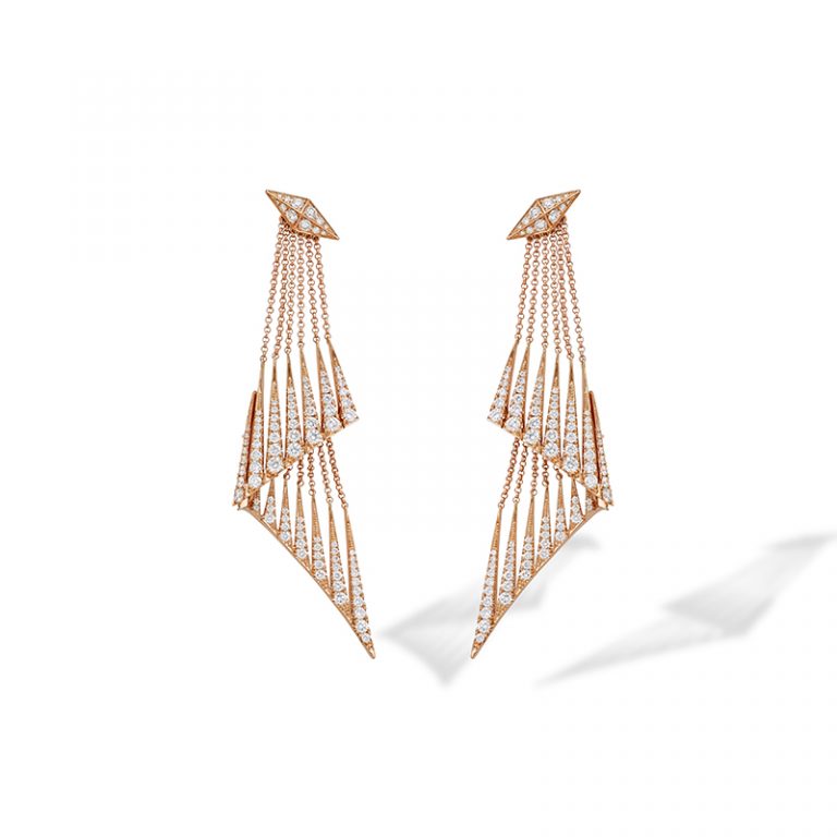 The Vibration Earrings 28 Gems Pavilion