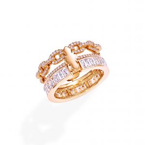 Diamond ring gold 18k