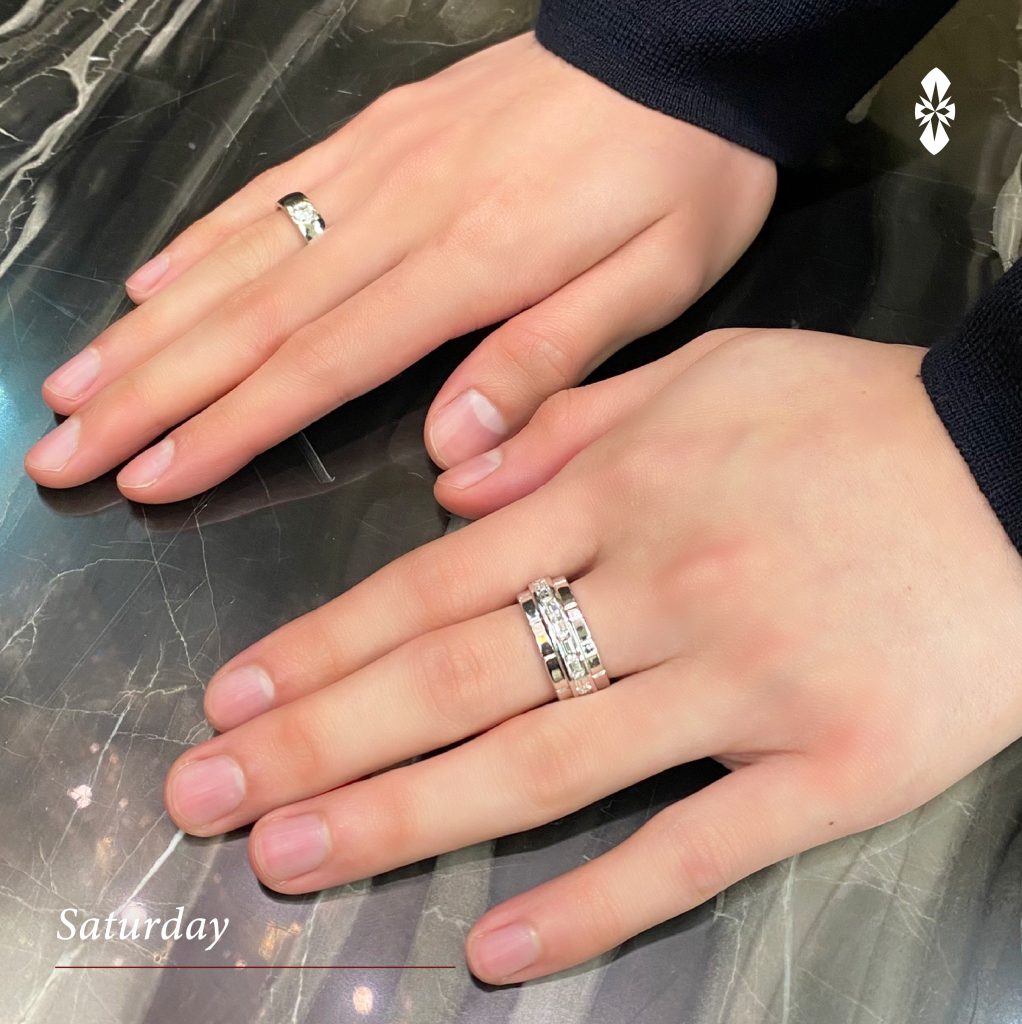 Couple holding hands and showing engagement ring · Free Stock Photo